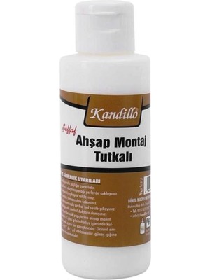 Kandillo Şeffaf Ahşap Montaj Tutkalı 100 gr Ağaç Ahşap Mdf Parke Yapıştırıcı Tutkal
