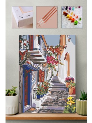 Carmen Sayılarla Boyama Seti 40x50 cm Akrilik Boyalar ve Fırçalar ile Sanatınızı Yaratın