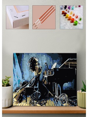 Carmen Sayılarla Boyama Seti - Piyanist