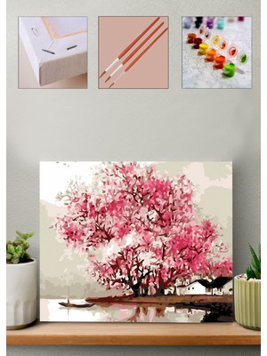 Carmen Carmen Sayılarla Boyama Seti Kiraz Ağacı