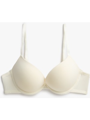 Koton Ekstra Dolgulu Sütyen Destekli Balenli Kaplı Ince Askılı