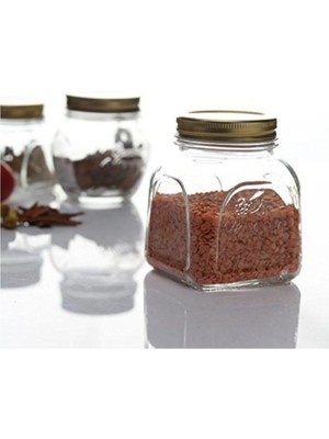 Paşabahçe 80384 Homemade Metal Kapaklı Kavanoz 500cc - 4 Adet