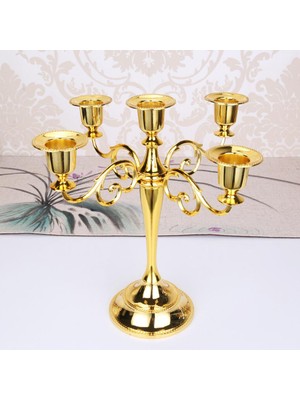 Chasoe Metal 5 Candle Tutucu Şamdan 26CM  (Yurt Dışından)