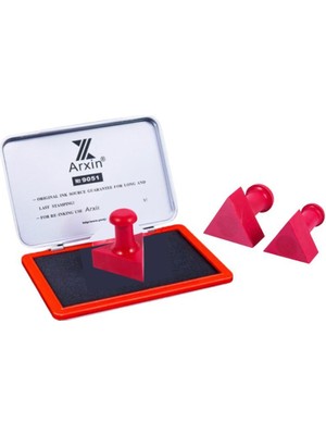Profisher Mühür Kauçuk Alaşım Kırmızı Kaşe Üçgen 30X30MM