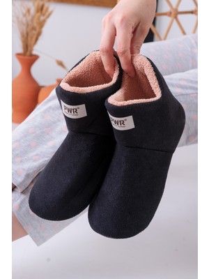 Slipcat Unisex Içi Yünlü Ev Pandufu Ev Botu Ev Ayakkabısı