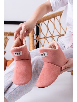 Slipcat Unisex Içi Yünlü Ev Pandufu Ev Botu Ev Ayakkabısı