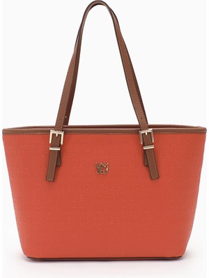 Levidor Monogram Baskılı Tote  Çanta - 0045C910