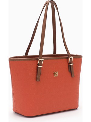 Levidor Monogram Baskılı Tote  Çanta - 0045C910