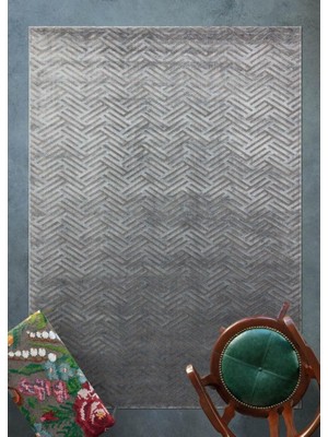 Hoom Rugs Milano 402 Gri Modern Salon Halısı