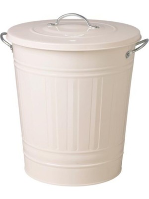 IKEA Knodd Çöp Kutusu Çelik, 40 Litre, Beyaz