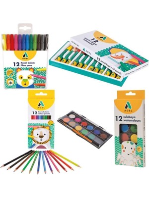 Adel Okul Ögrenci Kirtasiye Boya Seti OFISINN-030