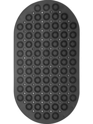 Mapple Home Massage Bath Mat Masajlı Vantuzlu Banyo & Duş Kaydırmazı Paspası Antrasit