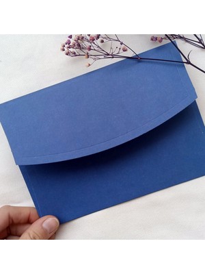 Dekorden Mavi Davetiye Zarfı