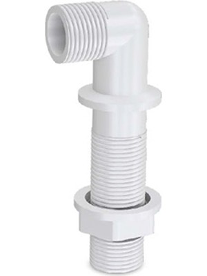 Kurna Pipo Dirsek Plastik