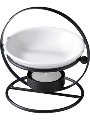 Salmoph Esansiyel Yağ Burner Tealight Tutucu Ev Dekoru Siyah Option5 Siyah (Yurt Dışından)