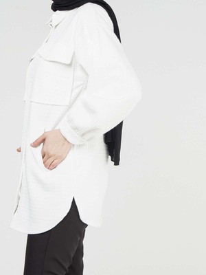 Suem Büyük Cepli Kapitone Gömlek