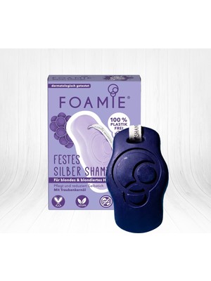 Foamie Silver Linings Shampoo Bar Boyalı Sarı Saçlar Için Katı Şampuan 80 G