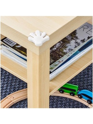 EC Shop Ikea Patrull Köşe Koruyucu, Beyaz, Çocuk Güvenlik, 8 Adet,