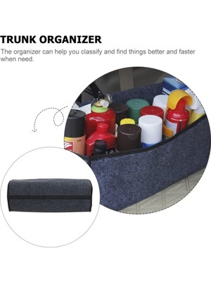 Ankaflex Suzuki Araç Oto Bagaj Düzenleyici Araç Içi Organizer Keçe Bagaj Eşya Çantası Organizer