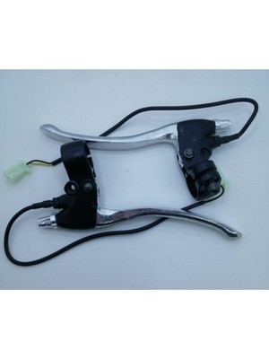 EC Shop Mert Motor Volta Vsm Vsc Vst Vsa Fren Kolu Takımı (Sol-Sağ Kütük Dahil) Renk Nikelaj