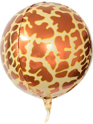 Kidspartim Zürafa 4d Safari Folyo Balon 38X38 cm