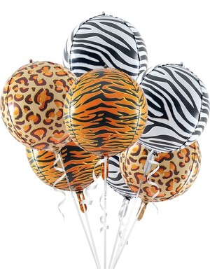 Kidspartim Kaplan 4d Safari Folyo Balon 38X38 cm