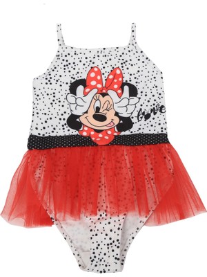 Rs Ramuni Kız Çocuk Mayo Mickey Mouse Dijital Baskılı Deniz Havuz Mayosu