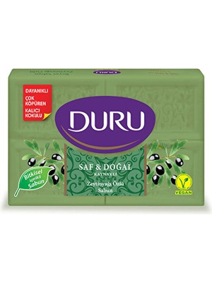 Duru Saf & Doğal Kaynaklı Zeytinyağı Özlü 4 Adet Kalıp Sabun 600Gr