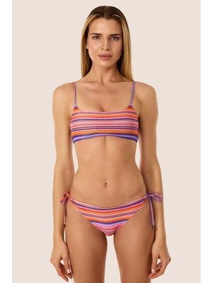 Ayyıldız 40734 Pembe Simli Bikini Takımı