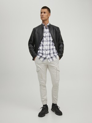 Jack & Jones Erkek Yandan Cepli Kargo Pantolon - Paul Flake