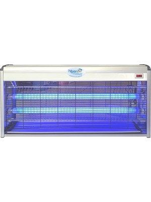 Okinox 900296 Elektrikli Sinek Öldürücü Tavan Tipi 2x20 W Mor Işıklı Alüminyum Kasa ile 110m² Kapsama