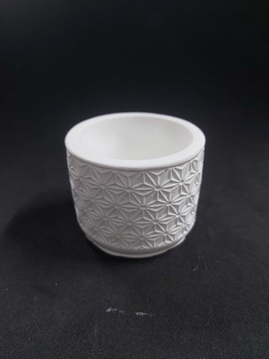 E Hobici  Dantel Desen Saksı 6,5 x 8 cm