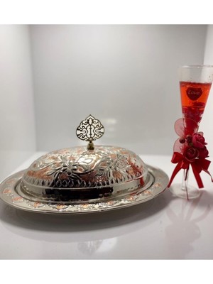 Akçay Bakır El Işlemesi 36CM Kayık