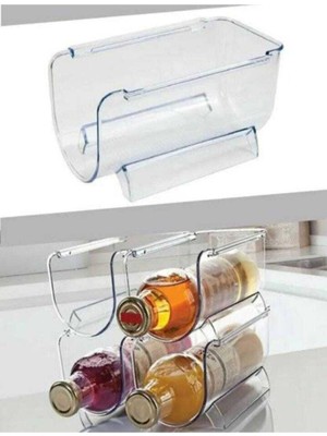 Decobella Buzdolabı Şişe Düzenleyici Raf