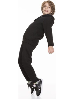 Perendi İçi Polarlı Reglan Kol Kapüşonlu Takım 7 - 8 Yaş Erkek Çocuklar İçin Şık Seçim