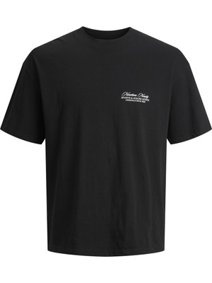 Jack & Jones Jorbrınk Studıo Back Tee Ss Crew Neck Siyah Erkek T-Shirt 12227720-Black
