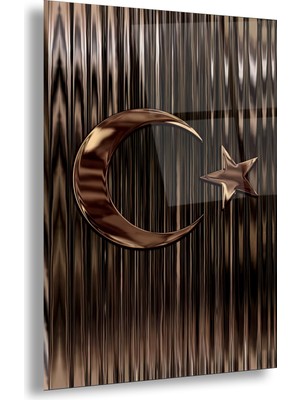 Emya Home Bayrak Cam Tablo