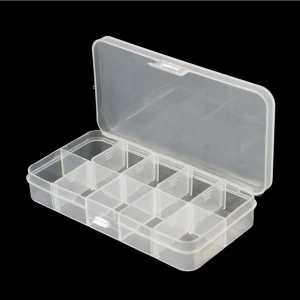 10 Bölmeli Şeffaf Organizer Kutu