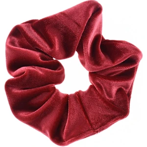 2 Li Bordo Kadife Saç Lastik Simit Toka