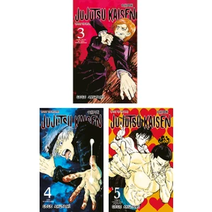 Jujutsu Kaisen 3 - 4 - 5. Ciltler Manga Seti