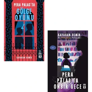 Pera Palas'ta Gölge Oyunu + Pera Palas'ta Onbir Gece 2 Kitap Set - Kayahan Demir