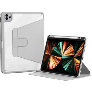 M.TK Moveteck Apple Ipad PRO11INÇ Uyumlu 2.3.4.nesil M2 2020-2022 Uyumlu Kılıf Katlanabilir Kalemlikli Ayarlanabilir Standlı Uyku Modlu Akıllı Kapak Pencil Kalem Bölmeli Smart Cover Trifolding