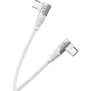 Linktech K595 Safe 60W Type-C - Type-C 90 Derece Data/şarj Kablosu 1.5mt