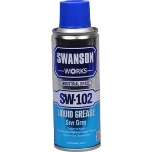 Swanson Works Sıvı Gres Yağı Rulman Dişli Yağlama Zincir Yağlayıcı Sprey Gres 400 ml 24 Adet