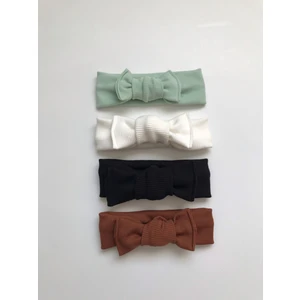 Nis Butik 4'lü Bandana Bebek Hediyelik Set, Bebek Bandana Hediye Seti