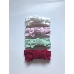 Nis Butik 4'lü Bandana Bebek Hediyelik Set, Bebek Bandana Hediye Seti