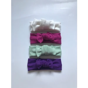 Nis Butik 4'lü Bandana Bebek Hediyelik Set, Bebek Bandana Hediye Seti