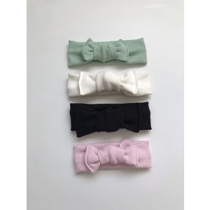 Nis Butik 4'lü Bandana Bebek Hediyelik Set, Bebek Bandana Hediye Seti