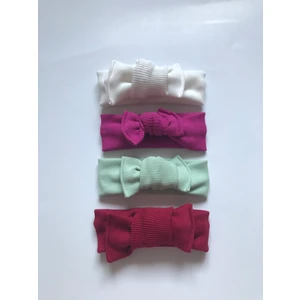 Nis Butik 4'lü Bandana Bebek Hediyelik Set, Bebek Bandana Hediye Seti