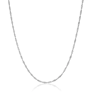 Zanaat Silver 925 Ayar Gümüş Singapur Model Zincir - 55 cm